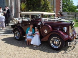 Vintage wedding cars for hire in Bournemouth